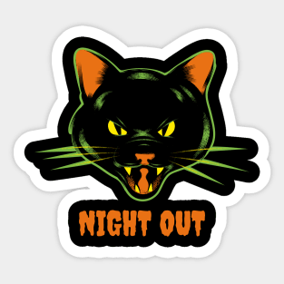 night out Sticker